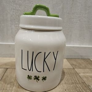 Rae Dunn Lucky mini canaster